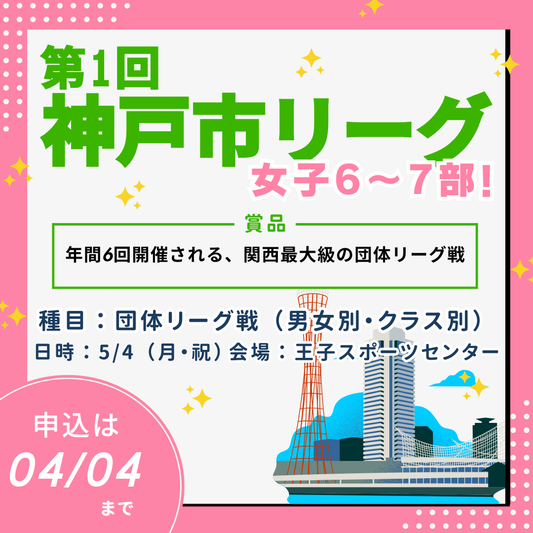 2026/05/04 第1回神戸市リーグ（女子6～7部）
