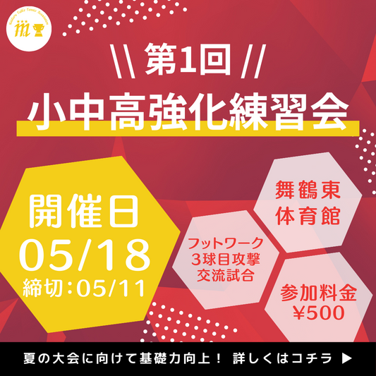 2024/05/18 第1回小中高生強化練習会